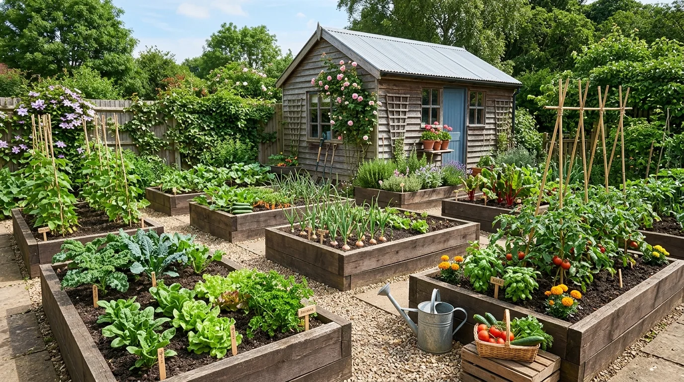 Potting Zone Beside the Shed